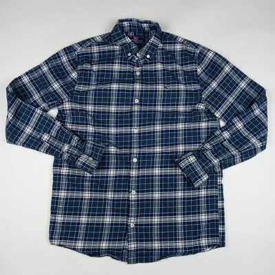 VINEYARD VINES Flannel Button Down Shirt Long Sleeve Boys Youth Size 16 Large - Image 1 of 4