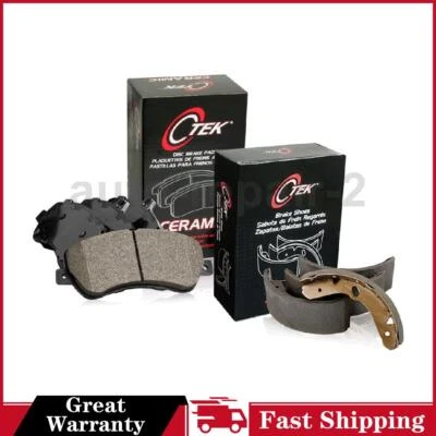 For 1978~1986 Chevrolet C10 C-Tek Front Rear Disc Brake Pad Set Drum Brake Shoe - Image 1 of 4
