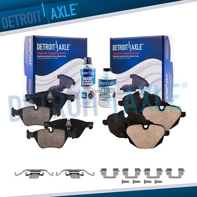 Front & Rear Ceramic Brake Pads Kit for 2011 2012 2013-2016 BMW 528i 528i xDrive - Image 1 of 4