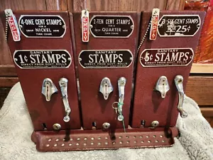 (3) VintageSCHERMACK Model P Clearview 1 Cent, 5 Cent 2- 10 Cent Stamps Machines - Picture 1 of 15