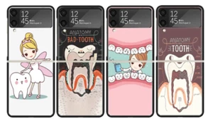 Wisdom Teeth Dentist Tooth Cover Case for Samsung Galaxy Z Flip 5 - Z Flip 4 - Photo 1 sur 7