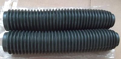 New Fork Boots Black Honda Yamaha YZ CR 125 250 490 500 Elsinore Vintage Ahrma - Image 1 of 2