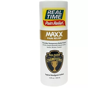 12 Ounce MAXX Deep-Penetrating Pain Relief Lotion with 18 Natural Ingredients - Picture 1 of 9