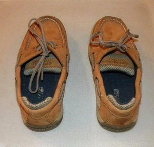 Zapato de niño - Sperry Top-Sider Lanyard - 3M - 2-Eye - Tan / Beige, Leather Upper - Imagen 1 de 7