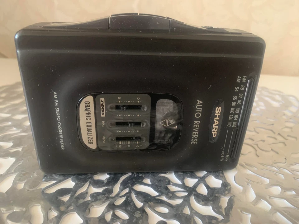 Sharp Walkman JC-516H (BK) Stereo Cassette Player - Bild 1 von 4