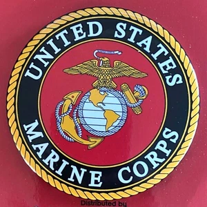 UNITED STATES MARINE CORPS MAGNET brand new fridge magnet 3" HOBBY LOBBY sealed - Picture 1 of 3