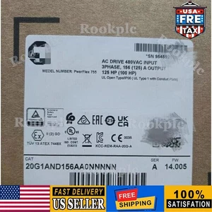 20G1AND156AA0NNNNN AB PowerFlex Air Cooled 755 AC Drive Spot Goods #CGDM - Picture 1 of 3