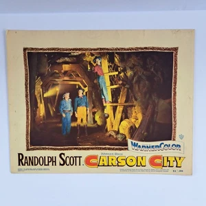Carson City (1952) 11x14 Lobby Card • Randolph Scott • WarnerColor WB - Picture 1 of 18