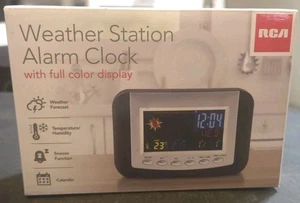 RCA - Weather Station Alarm Clock - with full color display, Calendar Function - Picture 1 of 4