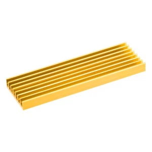 1 Stück M.2 2280 Nvme SSD Kühlkörper Kühler mit Wärmeleitpad 70x22x6mm,Gold - Bild 1 von 5