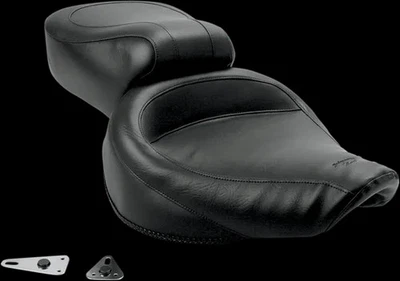 Mustang Black 2 Up Wide Touring 1 peça assento Harley-Davidson Low Rider 1991 - Imagem 1 de 4