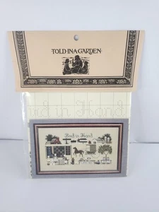Told in a Garden Bird in Hand TG16 Cross Stitch Pattern Chart - Picture 1 of 7