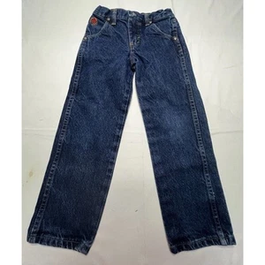 Wrangler 20X Youth Boy's Straight Leg Adj Waist Jeans - Size 5 Reg (22x19) - Picture 1 of 6