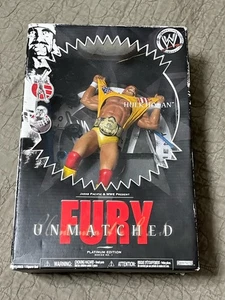 Figura de acción y anillo inigualable Hulk Hogan WWE WWF Fury serie 1 Jakks 2007 - Imagen 1 de 21