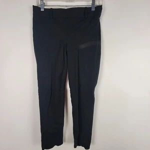J Crew Winnie schwarze Damenhose gewellter Saum Größe 2 Stil H5171 knöchellang - Bild 1 von 7