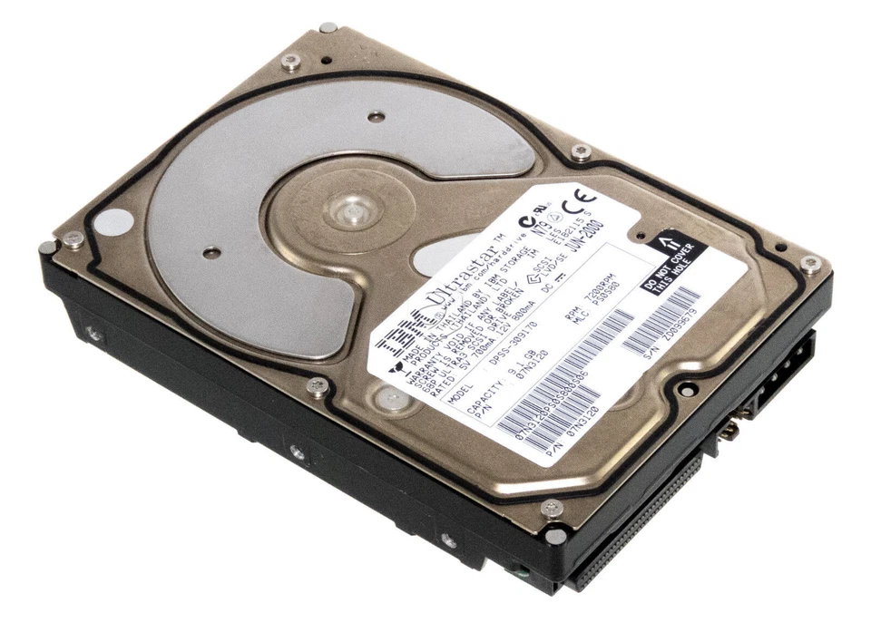 Hard Drive IBM DPSS-309170 SCSI 80-PIN 25L2143 9GB 3.5'' - Image 1 of 1