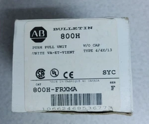 ALLEN-BRADLEY 800H-FRXMA PUSH-PULL PUSHBUTTON NO CAP NEW!! WOW!! - Picture 1 of 2