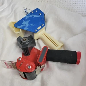 Uline Scotch 2" Klebebandspender Pistolen Posten von zwei Seitenbeladung H-150 Komfortgriff - Bild 1 von 11
