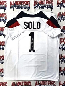 Hope Solo Authentic Signed Pro Style Jersey USA Autographed JSA R1 - Picture 1 of 5