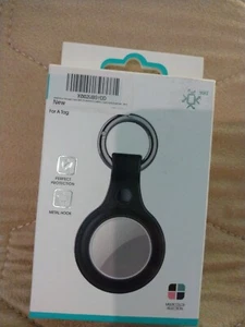 Air Tag Keychain cover holder New Dark Blue - Zdjęcie 1 z 4