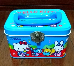 Victor Hello Kitty collaboration can, vintage item kawaii - Picture 1 of 4