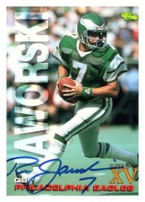 1995 Classic Ron Jaworski Auto Signed Card Philadelphia Eagles #SP3 TC654