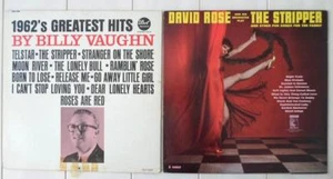 2 BILLY VAUGHN ALBUMS 1962 Greatest Hits David Rose The Stripper LP Vinyl - Picture 1 of 1