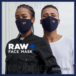 1- New Exclusive G-Star Raw + Protection Face Mask Covering 100% Cotton Reusable - Picture 1 of 9