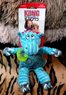 Kong Dog Knots Floppy Hippo pequeño ¡Nuevo! Foto 1 de 3