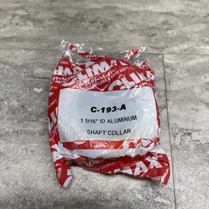 Climax C-193-A Aluminium einteiliges Set Schraube Schaft Kragen, 1-5/16" I.D. Neu - Bild 1 von 5