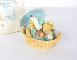 CHERISHED TEDDIES BETH AND BLOSSOM Friends Are Never Far Apart 950564 - Picture 1 of 5