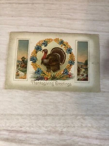 Vintage 1910 A S Meeker Thanksgiving Series No 916 Post Marked Camptown Pa PC10 - Picture 1 of 9