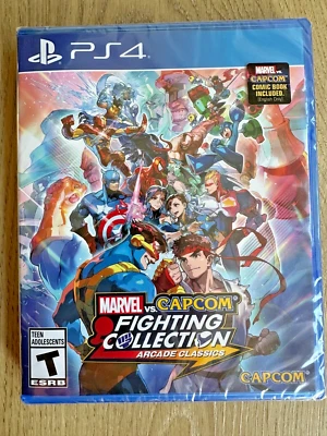 Marvel vs Capcom Fighting Collection Arcade Classics PS4 w Comic Book New Sealed - Image 1 of 4