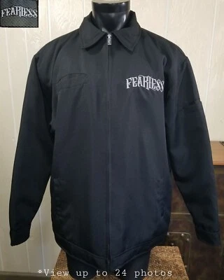 Chaqueta para mujer FEARLESS Abrigo con cremallera completa izquierda Forro acolchado bordado Talla 2XL Foto 1 de 4