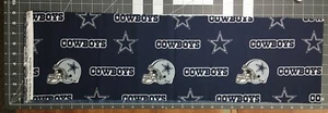 8.5"x57" NFL Dallas Cowboys Fabric 100% Cotton Star & Helmet 8-1/2" H x 57" W - Picture 1 of 1