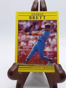 1991 FLEER #552 GEORGE BRETT KANSAS CITY ROYALS