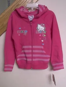 Hello Kitty Full Zip Hoodie Size 5 - Picture 1 of 12