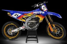 MX GRAPHICS YAMAHA MOTO D BIKE KIT YZ250 YZ250F YZ450F TTR125 & MORE DECALS ONLY
