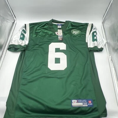 CAMISETA REEBOK NFL EQUIPMENT NEW YORK JETS MARK SANCHEZ #6 PARA HOMBRE TALLA 50 Foto 1 de 4