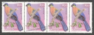 AOP South Africa #1199 2000 R20 Bird used strip of 4 - Picture 1 of 1