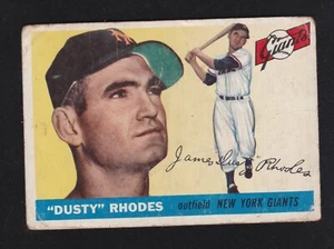 1955 Topps Set Break #1 Dusty Rhodes BAJA CALIDAD (arrugue) *AJMCARDS* - Imagen 1 de 1