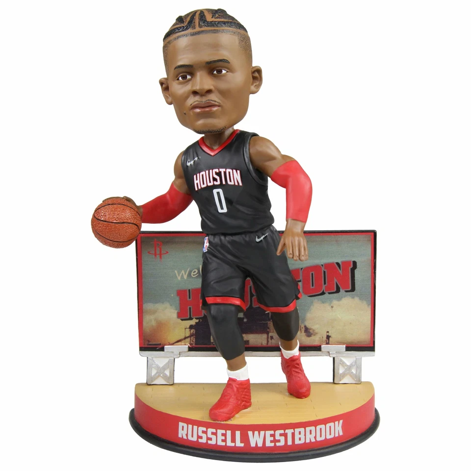 Russell Westbrook Houston Rockets Billboard Bobblehead NBA Foto 1 de 1