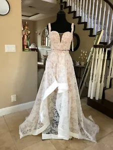 $363 NWT TWO PIECE TERANI COUTURE PROM/PAGEANT/WEDDING DRESS/GOWN #1711P2712 2 - Picture 1 of 8