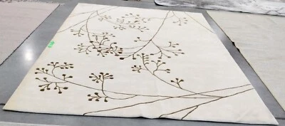 Alfombra manchada marfil/naranja 8'-3" x 11', precio reducido 1172743608 SOH305B-9 Foto 1 de 4