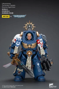 New JOYTOY Warhammer 40K JT9916 1:18 Terminator Captain Severus Agemman Figure - Picture 1 of 9