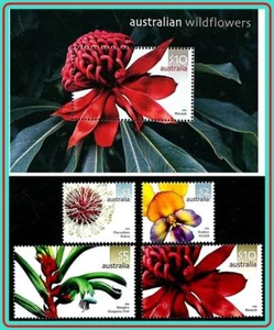 AUSTRALIA 2006 FLOWERS + S/S MNH CV$59.50 (NO, YOU DON'T HAVE IT!) - Picture 1 of 1