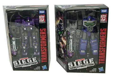 Transformers Generations War For Cybertron Siege Deluxe Refraktor & Brunt New Cover