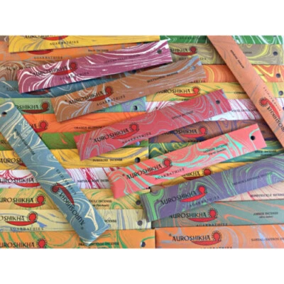 Auroshikha Incense Sticks-Authentic Indian Joss Insence Buy 3 get 2 FREE!-ADD 5 - Image 1 of 3