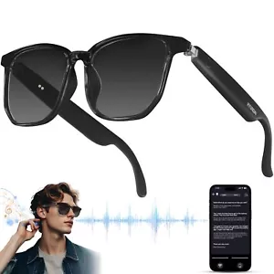 Gafas inteligentes con IA Bluetooth Gafas 110+ Traducción Cámara Música Gafas - Imagen 1 de 32