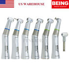 US BEING Dental Low Speed Fiber Optic Handpiece 1:1 4:1Contra Angle fit KaVo NSK